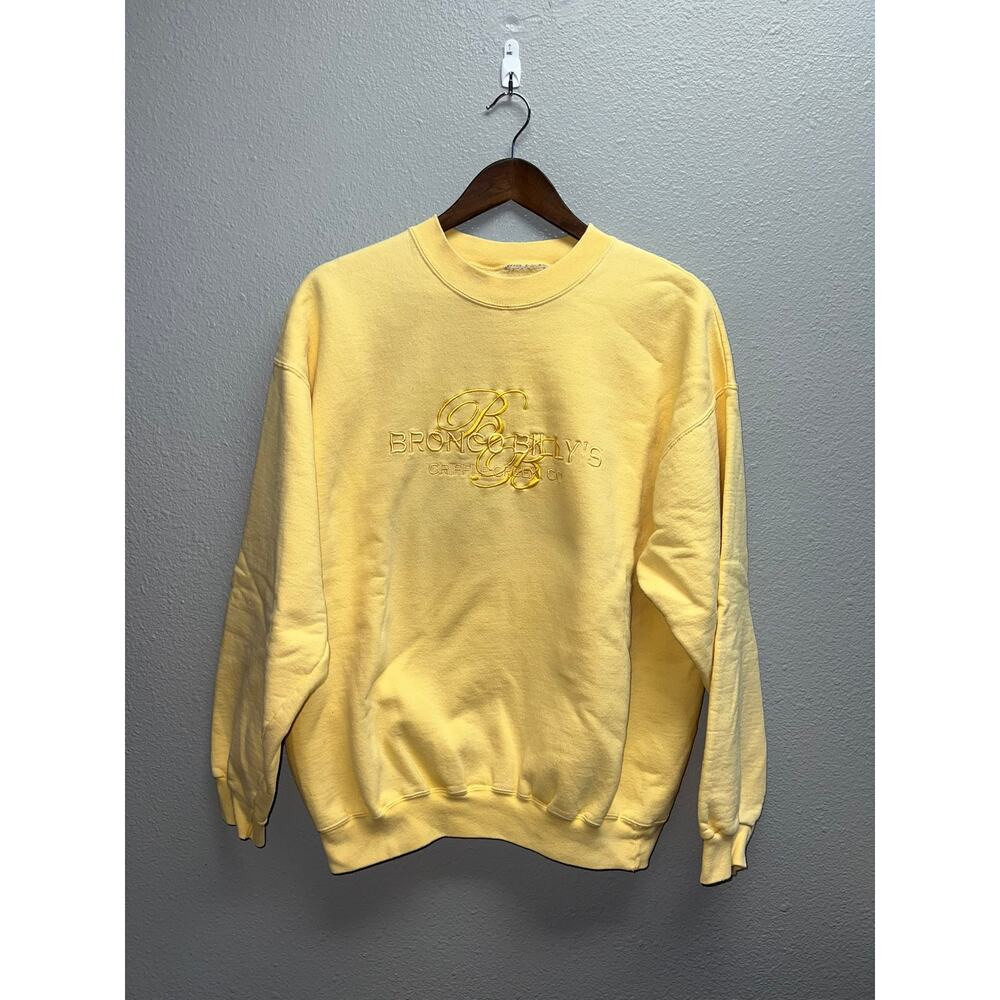 Vintage Cripple Creek Sweatshirt Colorado Bronco Billys Crewneck Vtg 90s Large